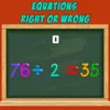 Equations Right or Wrong